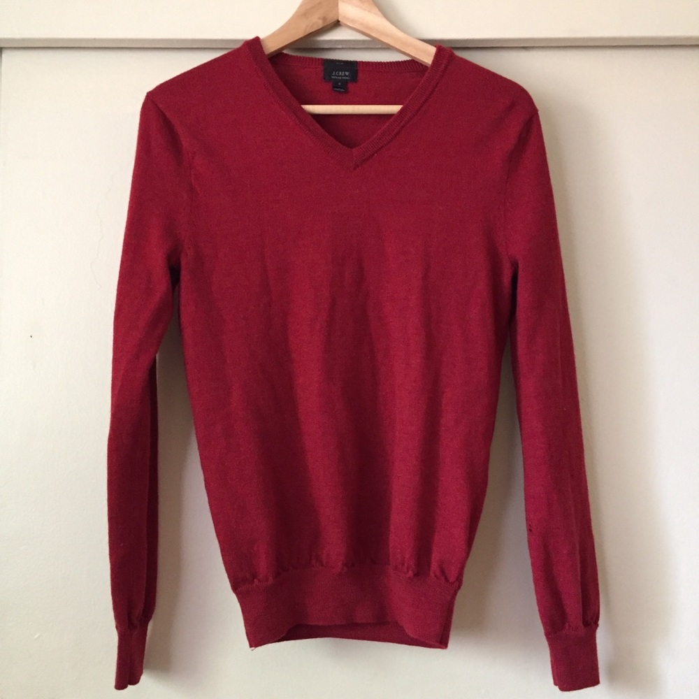 J. Crew merino wool V-neck sweater
